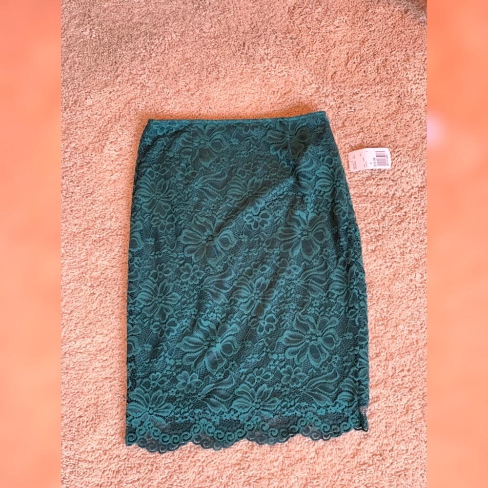 Green Pencil Skirt
